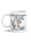 URBAN PENDU Ceramic Bugs Bunny Fan Coffee Mug (White) 330ML, Gift for Fan