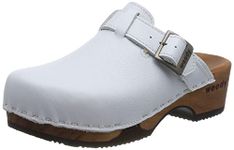 Woody Women's Manu Clog, White, 4 UK