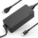 65W USB C Charger for Lenovo ThinkPad Yoga Chromebook - ThinkPad T480 T480s T490 E580 E585 X1 T580 T580s Chromebook 300e 500e C330 Yoga 7i C740 C940 S730 C930 Power Supply Cord