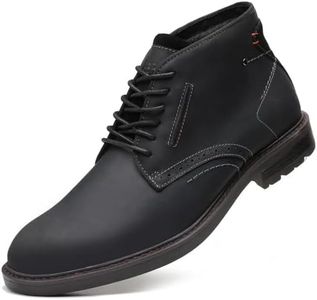 Chukka Boots Fashion and Comfort Casual Oxfords Ankle Lace Up Boot, Black 12