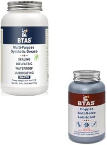 BTAS Dielectric Silicone Grease 8 oz & Copper Anti-Seize Lubricant 8 oz