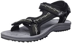 Jack Wolfskin Women's Wave Breaker W Sandals, Black grey, 6.5 UK