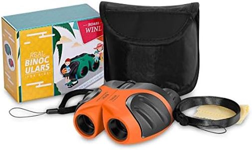 Fun Toy Best Toys for 4-9 Year Old Boys, Toys Binoculars for Kids,8x21 Compact Telescope Boys Gifts 10 Years Old to Wildife and Theater,Gifts for Girl 8 Year Old(Orange)