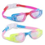 AiScrofa Kids Swim Goggles, Pack of