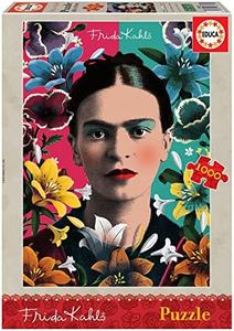 Educa - Puzzle de 1000 Piezas para Adultos | Frida Kahlo. Incluye Pegamento Fix Puzzle. A Partir de 14 años (18493)