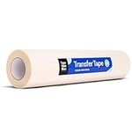 Transfer Tape for Vinyl, 24 inch x 100 feet, Clear Film with Medium-High Tack Adhesive. American-Made Application Tape for Vinyl Graphics