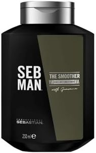 Seb Man The Smoother | Balsamo Idratante e Disciplinante, Conditioner Fresco per Capelli Idratati |