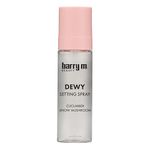 Barry M Fresh Face Dewy Finish Setting Spray, Long-lasting, Formulated with Hydrating Cucumber Extract and Moisturising Snow Mushroom, Clear
