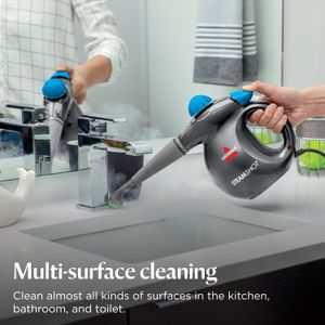 BISSELL SteamShot Handheld Steam Cleaner – Multi-Purpose, Grey/Black
