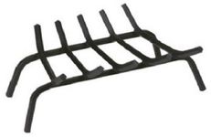 Panacea Products 15451TV 23Inch Black Wrought Iron Fireplace Grate Quantity 24