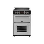 Belling Farmhouse 60E 60cm Double Oven Electric Cooker - Silver