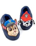 Paw Patrol Slippers Kids Toddlers | Girls Boys Animated Rescue Pups 3D Ears Chase Marshall Slip On House Shoes 6 Child