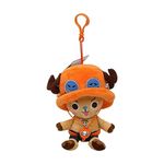 MayDee Tony Tony Chopper Keychain Anime Figure Plush Pendant Chopper Cute Plush Toy for Collection (A 13cm)