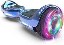 HOVERSTAR Hoverboard All New Version-HS2.0, Chrome Color & Coating Skins Two Wheels Self-Balancing Scooter with Wireless Speaker Playing Music & Led Wheels Flashing Lights