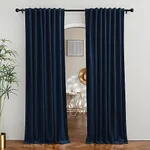 RYB Home Velvet Curtains for Slidin