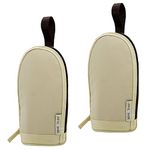 JOFOL BABE-Bottle Bag Breastmilk Cooler Bag Travel,Baby Bottle Cooler Bag Bottle Bag,Breastmilk Cooler Bag Insulated Bottle Bag,Insulated Baby Bottle Bag for Daycare (Two Pieces,Khaki)