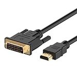 Rankie HDMI to DVI Cable, CL3 Rated