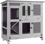 Aivituvin Two Story Rabbit Hutch Bu