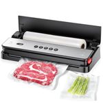 Bonsenkitchen Vacuum Sealer, Multi-Functional Vacuum Sealer Machine, Globefish Technology for High-Speed Continuous Working, Food Vacuum Sealer with Vacuum Bags & Roll Bag