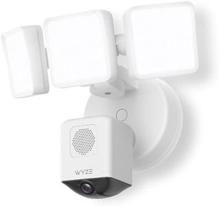 WYZE Floodlight Camera Pro, PCMag Editors' Choice 3000-Lumen LEDs, 2.5K HD Outdoor Security Camera, 180° Wide View, Motion Detection, Color Night Vision, Works with Alexa & Google