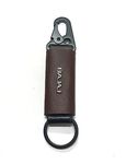 VS Club Keychain for Car Bike Scooter | Compatible with Bajaj Pulsar Dominar Discover Avenger | Premium Stylish Vegan Leather Key Chain Birthday Gift (PACK OF 1 - BROWN)