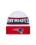 New Era New England Patriots NFL 2023 Sideline Tech Knit OTC White Beanie