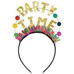 amscan Rainbow Dots Party Time Head