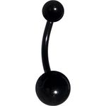 Body Candy Black Belly Button Ring