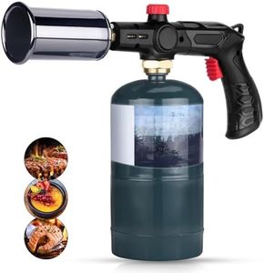 POWERFUL Kitchen Cooking Torch-Propane Torch-Sous Vide-Charcoal Torch Lighter - Grilling Culinary Kitchen Torch for BBQ Searing Steak,Creme Brulee,Campfire Charcoal Starter (Propane Tank Not Included)