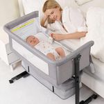 Baby Bassinet, 3 in 1 Bassinet Beds