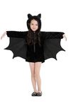 UreeUine Children's Cozy Bat Jumpsuit Halloween Party Animal Costume Cosplay M