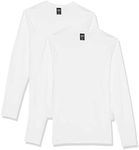 Hanes Men's Long Sleeve Nano Cotton Premium T-Shirt (Pack of 2), White, X-Large