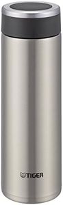 Tiger Ultra Light 190g Vacuum Insulated Thermal Water Bottle MMW-A048 Stainless Steel Coffee Cup Travel Mug Flask (Clear Stainless)