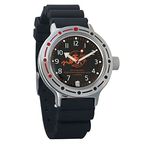 Vostok Amphibian Automatic Mens Wristwatch Self-Winding Military Diver Amphibia Case Wrist Watch #380, 420380: resin, Diver,Self-winding