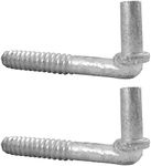 Wood Post Screw in Lag Screw Hinge 4-1/2" - Screw in Hinge for Wood Posts, Wall etc. - Lag Screw Hinge with 5/8" Pin