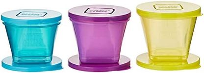 NUK Fresh Foods Food Pots | Stackable Baby Food Storage Containers with Lids | Microwave, Freezer & Dishwasher Safe | BPA-Free | 3 Count