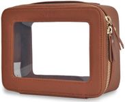 NGIL Clear Faux Leather Travel Toil