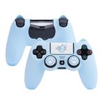 GeekShare Cat Paw PS4 Controller Skin Anti-Slip Silicone Skin Protective Cover Case for PlayStation 4 DualSense Wireless Controller (Blue)