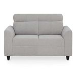 duroflex Zivo Plus Cloudy Grey Fabric 2 Seater Sofa Set