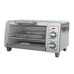 BLACK+DECKER Crisp 'N Bake Air Fry Toaster Oven, 6 Slice, 5 Cooking Functions, Stainless Steel, TO3215SSD