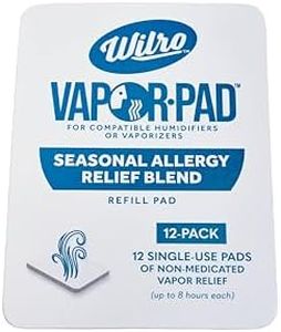 Wilro Seasonal Allergy Relief Vapor Pad for Use in Waterless Vaporizers and Humidifiers, 12 Vapor Pads