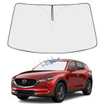 Proadsy Front Windshield Sun Shade Foldable Sunshade Protector Sun Visor Custom Fit 2020 2021 2022 2023 2024 Mazda CX-30 CX30 SUV Accessories 2024 Upgrade