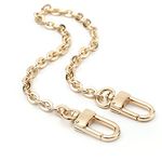 Mini Copper Purse Chain Shoulder Crossbody Strap Bag Accessories Charm Decoration (Gold, 26'')