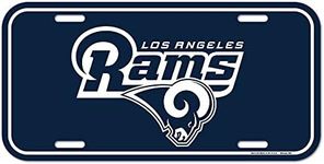 NFL License Plate, 84314814, St. Louis Rams, One Size