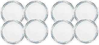 Corelle Livingware Ocean Blues 10.25" Dinner Plate (Set of 8)