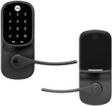 Yale Assure Lever, Keypad Lever Lock (for Doors with no deadbolt) - Keyless Entry with pin Code Unlocking and one-Touch or Auto-Locking - Black Suede