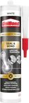 UniBond Seal & Bond Multi-Purpose Sealant, Mould-Resistant Waterproof Sealant, Powerful Kitchen and Bathroom Sealant, White, 1 x 389g Cartridge