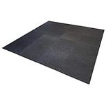 Happy Hot Tubs Interlocking EVA Mat Base Surround Floor Protector for Hot Tub Spa Swimming Pool Gym Play Room Soft Flooring (16 Mats - 2.36m x 2.36m)