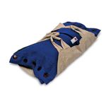 Sweet Goodbye Cocoon® - Eco-Friendly Pet Burial & Cremation Ceremony Kit (Premium Wool) - Casket for Dogs and Cats (Choose Size & Color) (Small, Indigo)