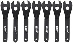 XIAOCUNCN Bicycle Spanner,Bike Cone Wrench Set Tool,Durable Multi-Function,Carbon Steel,(13, 14, 15, 16, 17, 18, 19mm) Bicycle Wheel Hub Axle Nut Install Remover (7 pieces (13,14,15,16,17,18,19))